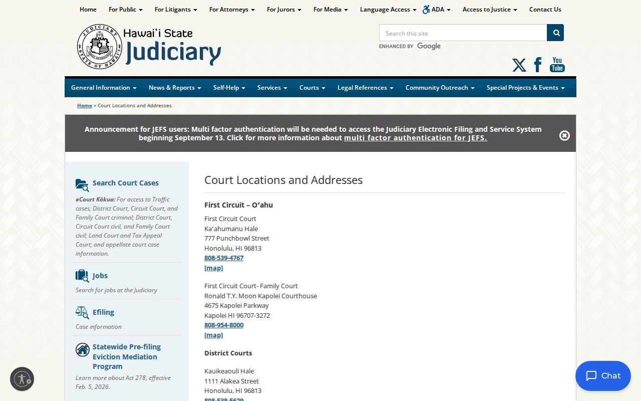 Waiheʻe-Waiehu court docket court locations